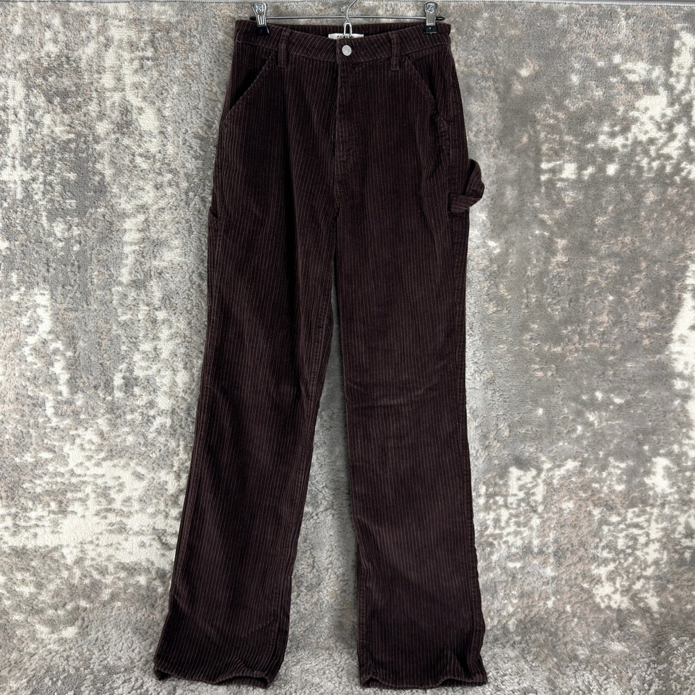 PacSun Size 28 Corduroy‎ 90's Bf Carpenter High Rise Straight Leg Pants Brown